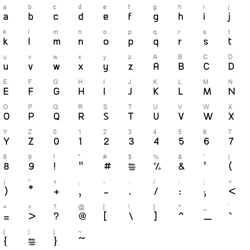Abdo Master Normal Character Map