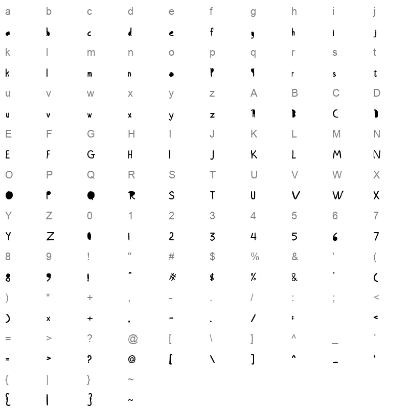 Alnaqaaa S Character Map