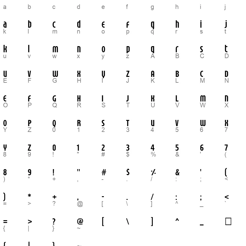 AraAlharbiSyria Alqusair Regular Regular Character Map