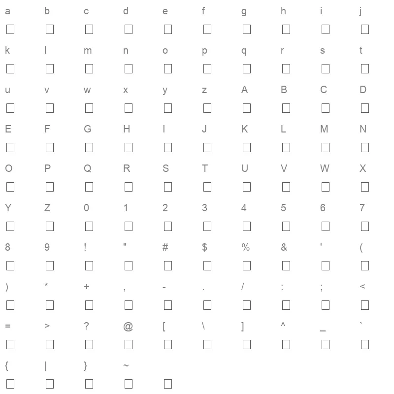ARF Maps Regular Character Map