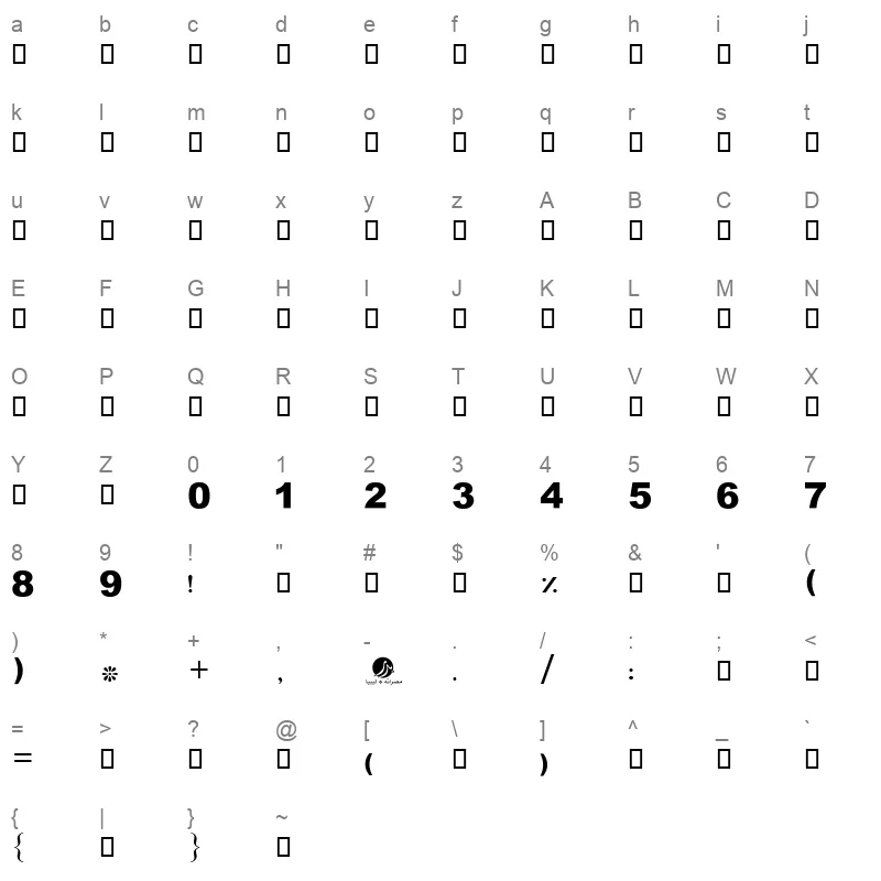 bader al dergham Character Map