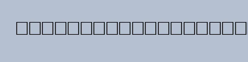 font preview of 2HOR1SID