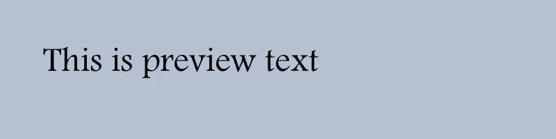 font preview of 36