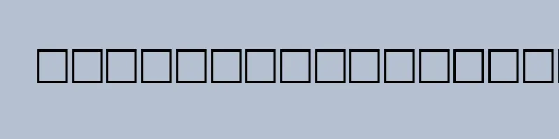 font preview of 52KMSIN