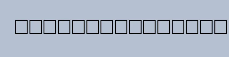 font preview of 52MEIS