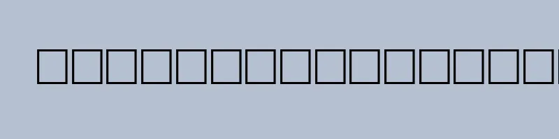 font preview of 52W1EUS
