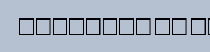 font preview of A Nemad2