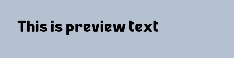 font preview of Abdo Master ExtraBold