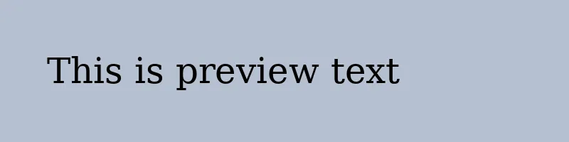 font preview of ae Salem Regular