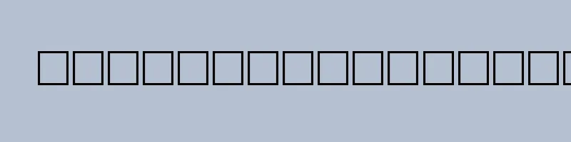 font preview of AL Bsher Outline