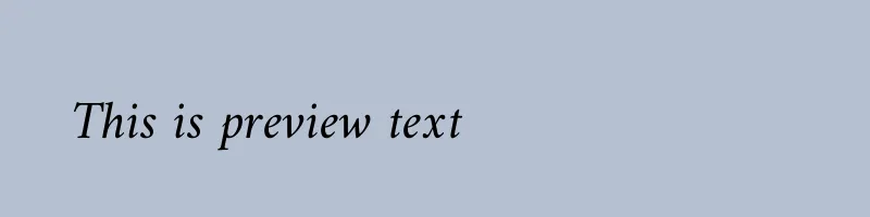 font preview of Amiri Slanted