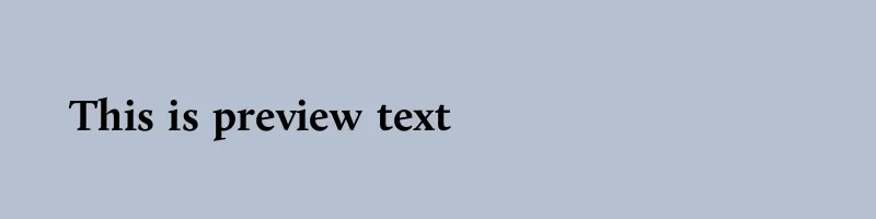 font preview of AR Baghdad Font