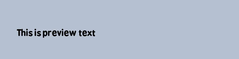 font preview of Ara Hamah City