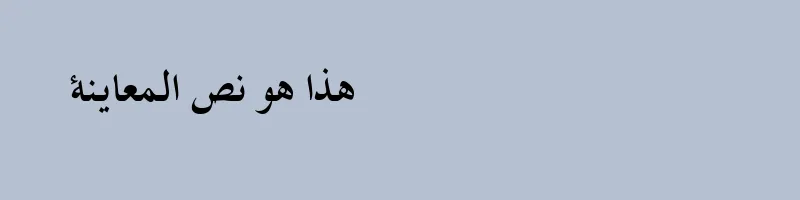 font preview of B Shiraz Regular