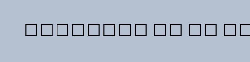 font preview of BOD B