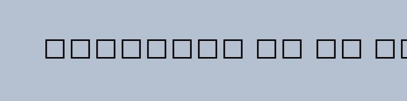 font preview of BOD BLAR