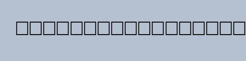 font preview of HGORNATA