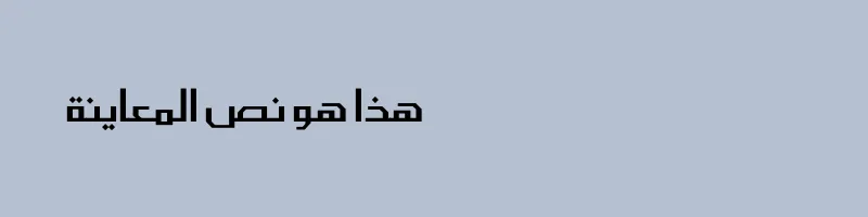 font preview of SC KHALID